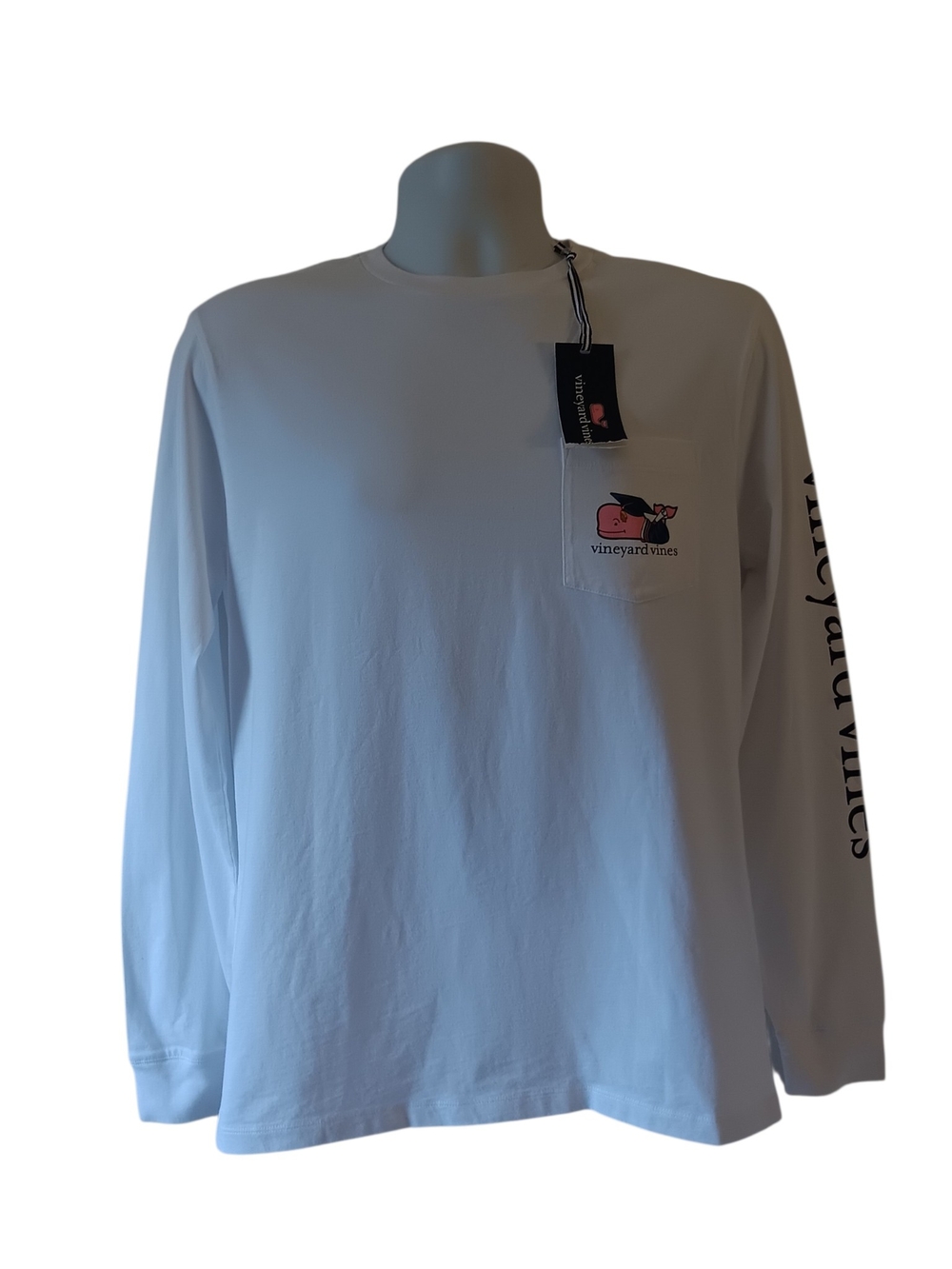 Vineyard Vines Men's Long-Sleeve Pocket T-Shirt - White